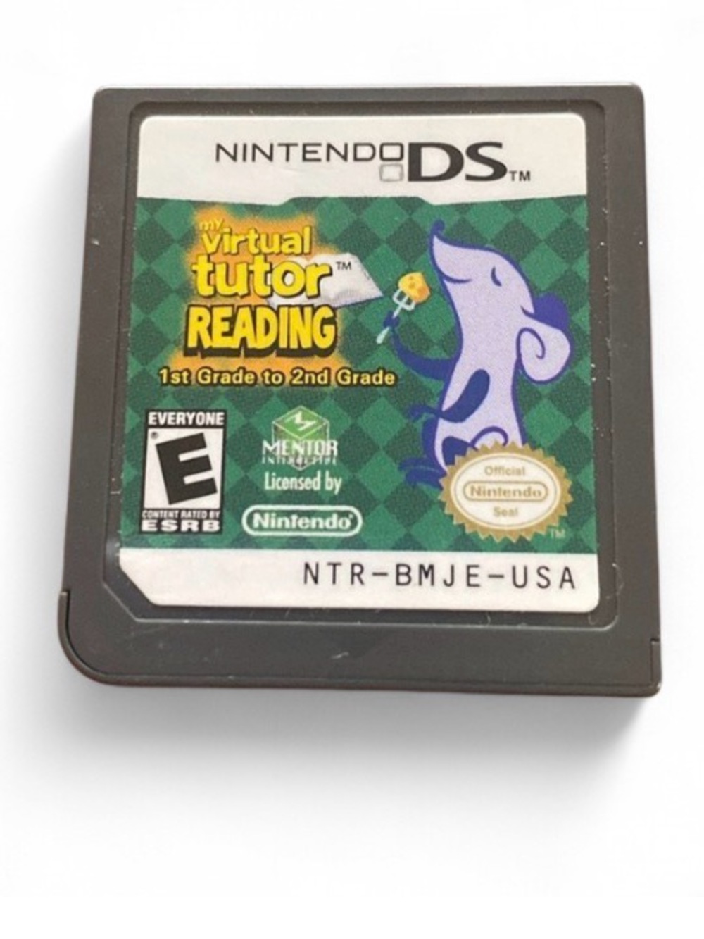 Nintendo DS My Virtual Tutor Reading 1st–2nd Grade Game Cartridge Only